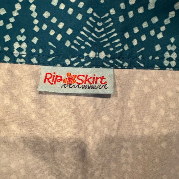 Rip Skirt Hawaii Womens XXL Blue Playa Ocean Resort Beach Mini skirt - Picture 2 of 4
